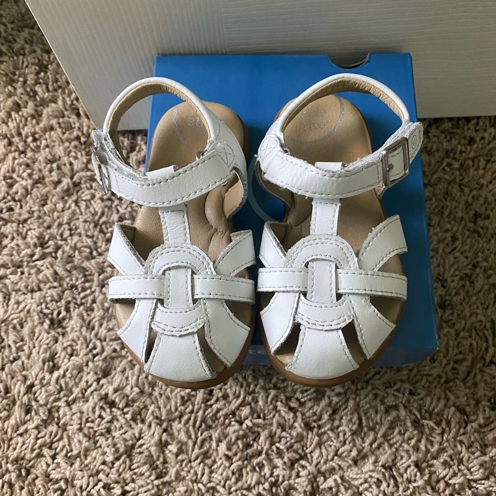 Stride Rite White Sandals